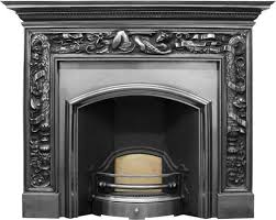 It keeps firewood off the fireplace floor to better circulate air for a more robust fire. London Plate Full Polish Cast Iron Fire And Surround Wide Rx142 Cast Iron Fireplace Insert Cast Iron Fireplace Victorian Fireplace