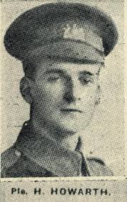 Private Herbert Howarth 8658 Manchester Regiment. Died Saturday 1 July 1916 
