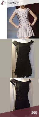 Ted Baker Erta Dress Lbd Pleated Party Cocktail This Is A Stunning Ted Baker Erta Pleated Body Off Shoulder Dress Dresses Stunning Dresses London Dresses