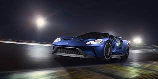 Ford Gt Night Run At Le Mans Ford Gt Ford Sports Cars Ford Sport