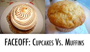 Faceoff Time By Cakespy Via Flickr Muffins Are Slightly Denser In Texture Usually Use More Flour But The Same Amoun Breakfast Cake No Bake Cake Dessert Items