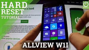 Hard Reset ALLVIEW W1i, how to ...