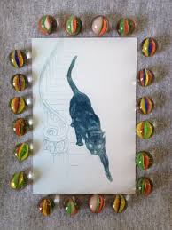 Twenty 6 Vane 3 Color X Thru Japanese Cat S Eye Marbles Gyo 7 G W 6 And Byo 7 Premiere Japanese Cat S Eyes And Smal Japanese Cat Paperweights Cats