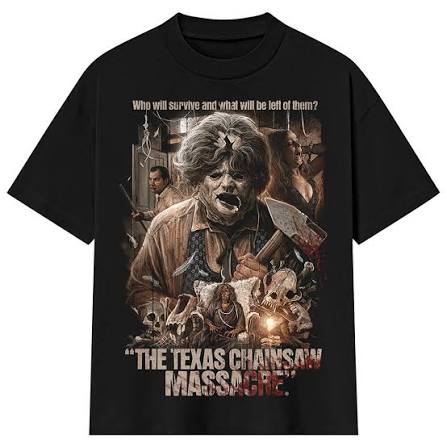 The Texas Chainsaw Massacre: Unparalleled Terror T-Shirt (Shaka Wear -  Oversized)