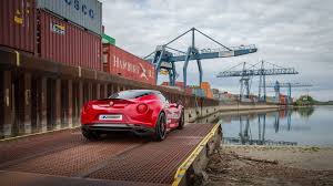 Alfa Romeo 4c Zender Red Rear View 4k Zender Alfa Romeo 4c Alfa Romeo 4c Car Wallpapers Alfa Romeo