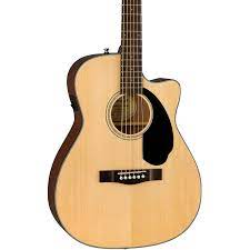 If the california series is the wild child of the fender® acoustic guitar range, the paramount series is the more refined older sibling, featuring a more traditional 3 a side headstock design and natural finishes. Fender Cc 60sce Concert Acoustic Electric Guitar Guitar Center