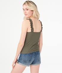 Tank With Ruffle Straps Quality Assurance Protein Burger Com