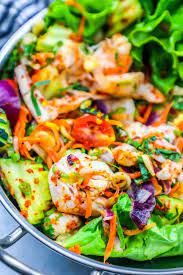 Spicy Thai Shrimp Salad Recipe Main Dishes Maindishes Sidedishes Shrimp Salad Recipes Thai Shrimp Salad Asian Salad Recipe