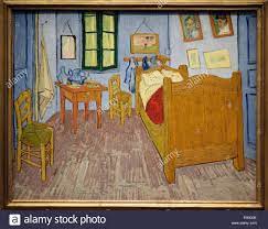 Van gogh's bedroom at arles. Schlafzimmer In Arles La Chambre A Arles Drei Ahnliche Gemalde Von Vincent Van Gogh 1853 1890 Dritte Version 1889 Stockfotografie Alamy
