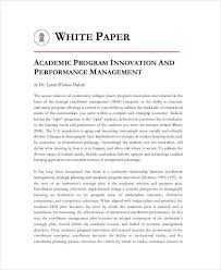 But times are changing the problem with pdfs is that they're unreadable on smaller screens. Free 36 Sample White Paper Templates In Pdf