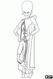 Megamind Coloring Page Coloring Pages Disney Coloring Pages Spiderman Coloring
