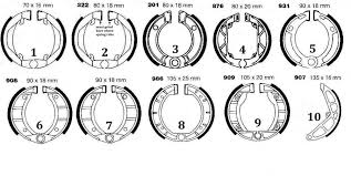 61 Detailed Truck Brake Shoe Chart