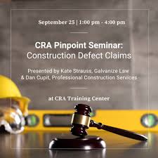 Contractors and Consultants are at risk of being sued for construction  defects and that risk is greater every year. Join us