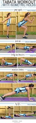 No Rest Tabata Workout With Isometric Holds Seance D Entrainement Formes De Corps Tabata Exercice