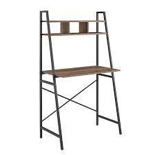 Solid wood frame in espresso &… Forest Gate 56 Inch Industrial Ladder Desk Bed Bath And Beyond Canada