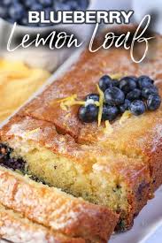 Blueberry Lemon Loaf Cake In 2020 Bread Recipes Sweet Blueberry Recipes Blueberry Cake Recipes