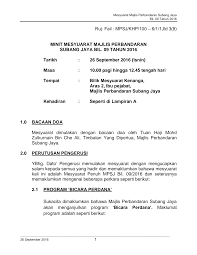 Minit mesyuarat jkkk bil 1 2012. Https Portal Mbsj Gov My Sites Default Files Minit 20mesyuarat 20penuh 20mpsj 20bil 09 2016 Pdf