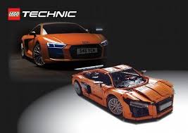 Lego Technic Audi R8 V10 2017 A Lego Creation By Kasper Hansen Mocpages Com Lego Truck Lego Cars Lego Technic