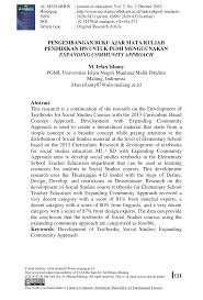 Check spelling or type a new query. Pdf Pengembangan Buku Ajar Mata Kuliah Pendidikan Ips Untuk Pgmi Menggunakan Expanding Community Approach