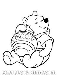 Winnie The Pooh Hunny Coloring Page Coloring Books Disney Coloring Pages Winnie The Pooh Drawing