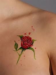 Red Rose Tattoo Tatuaggi Rosa Rossa Tatuaggi Collo Tatuaggio Di Rosa