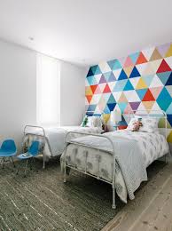 Perfect idea for the kids' room!. Kids Bedroom Accent Wall Houzz
