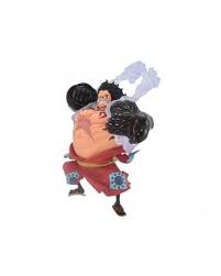 Stkcst one piece/one piece wcf fight 4 gear luffy q version 6 sets box egg figür figürs (6 pieces pa. Monkey D Luffy Gear 4 Wanokuni One Piece King Of Artist Pvc Statue 13