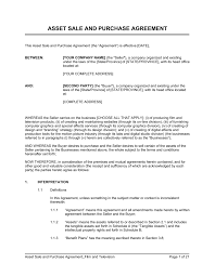 It lists out the inclusions in the transactions and also specifies the exclusions. Asset Sale And Purchase Agreement Film Television Template By Business In A Box