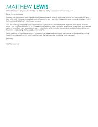 Best Experienced Telemarketer Cover Letter Examples Livecareer