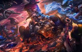 Maybe you would like to learn more about one of these? Wallpaper Art League Of Legends Katarina Fan Garen Images For Desktop Section Rendering Download
