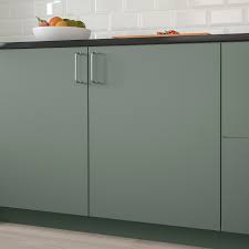 Bodarp Green Kitchen Cupboard Door 53x51 Cm Ikea In 2020 Green Kitchen Cabinets Ikea Kitchen Design Blue Green Kitchen
