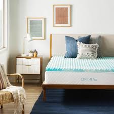 2 In Cal King Convoluted Gel Swirl Memory Foam Mattress Topper Blue Foam Mattress Topper Memory Foam Mattress Topper Mattress Topper