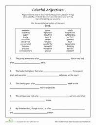 4th grade spelling words , collections of 5th grade grammar worksheets free, easy , affix forest teaching 4th grade common core eligible , write homophone. Awesome Adjectives Worksheet Education Com Adjective Worksheet Good Adjectives Adjectives
