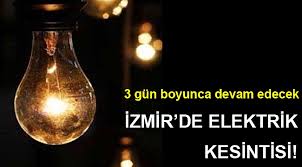 Kesintiden etkilenen mahalle bilgileri listede yer almaktadır. Izmir De Elektrik Kesintisi Gundem