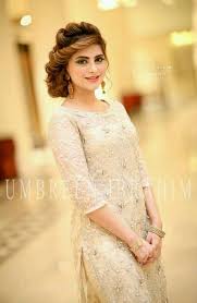 Pin By Faiqa Khan On Stylish Party Wear Formal Dresses For Weddings Pakistani Bridal Hairstyles Nice Dresses