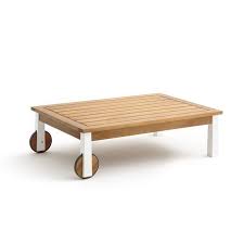 salontafel voor de tuin adriel hout wit am pm la redoute table basse jardin table basse table basse exterieur