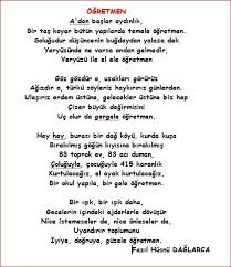 Ogretmen Siirleri Yeni Siir Ogretmenler