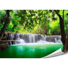 Et bien, cela est désormais possible grâce au poster xxl mural izoa. Pmp 4life Feng Shui Wall Art Waterfall In Thailand Nature Jungle Mural In Hd Xxl Poster 55 Inch X 39 4 Inch High Resolution Wallpaper Decoration On Onbuy