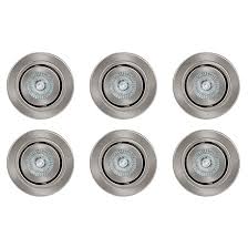 *shown as 0.39 after rounding to the nearest hundredth. Portfolio Set Of 6 Gimbal Trim Recessed Lights 3 Nickel 105851 030 Rona