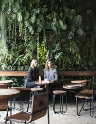 Plant Wall Cafe Interior Design Cafe Plants Cafe Design