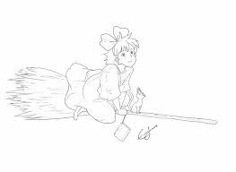 Over 300 coloring pages for adults & teens with japan lovers themes such as dragons, castle, koi carp fish tattoo designs and more! Ev Jones So I M Knuckling Away At A Lot Of Pieces At The Moment This Is Just One Of Them The Next Studio Ghibli Piece Kiki S Delivery Service Kiki Kikisdeliveryservice