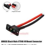 AMASS Black Male XT90 XT90E-M 50CM 10AWG Cable Mount ...