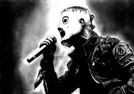 Cool funny cosplay corey taylor mask, full face latex costume props halloween mask music party theme fancy dress up with long hair braid. How To Draw Corey Taylor Slipknot Step By Step Drawing Guide By Duskeyes969 Dragoart Com