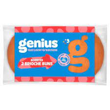 30 g (1/4 cup) soy flour. Genius Gluten Free Brioche Burger Buns Ocado