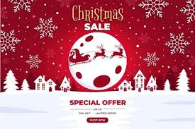 Download Flat Design Christmas Sale For Free Modello Di Volantino Disegni A Mano Banner