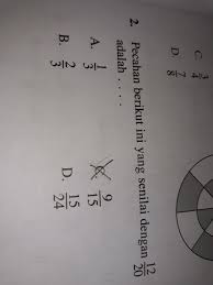 We did not find results for: Pecahan Berikut Ini Yang Senilai Dengan 12 Per 20 Brainly Co Id