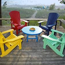 Salon Style Adirondack En Cinq Couleurs Mobilier Jardin Chaise Adirondack Meuble Jardin
