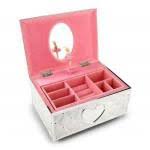 Wooden open top two drawer musical jewelry box case wind up red velvet wood. Musical Jewelry Boxes And Chests Many With Ballerinas