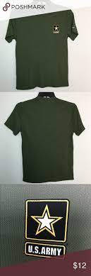 U S Army S Shirt Dri Fit Green Tee Men S Top Euc Mens Tees Army Shirts Dri Fit