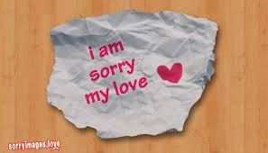 Image result for sorry pics for lover